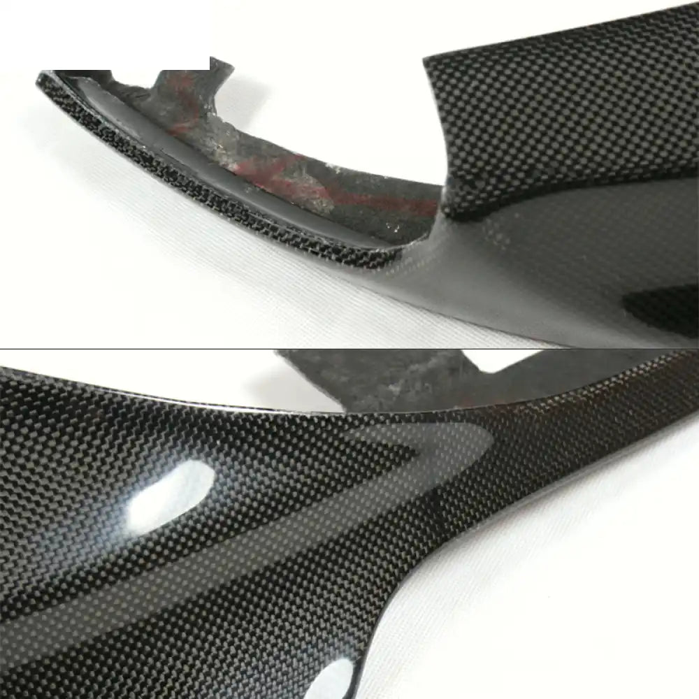 2011-2016 BMW 5 Series F10 V Style Front Bumper Lip Carbon Fiber