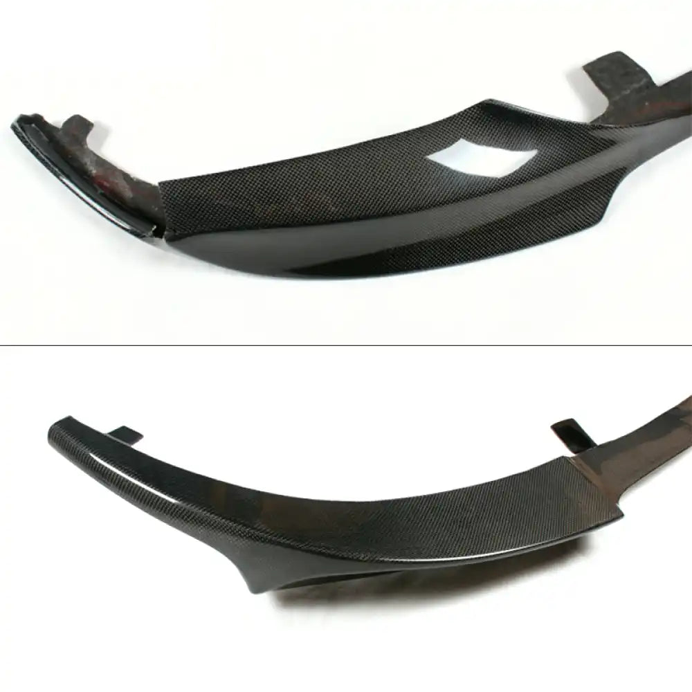 2011-2016 BMW 5 Series F10 V Style Front Bumper Lip Carbon Fiber