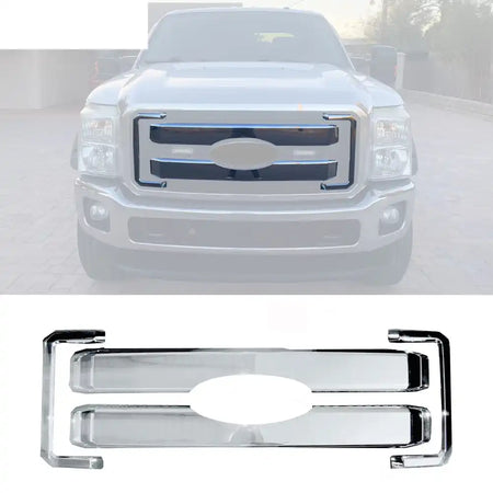 2011-2016 Ford F-250 OE Style Chrome Front Bumper Insert Grille ABS