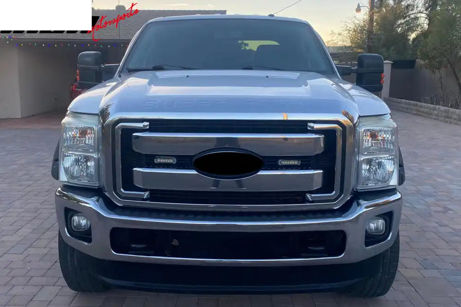 2011-2016 Ford F-250 OE Style Chrome Front Bumper Insert Grille ABS