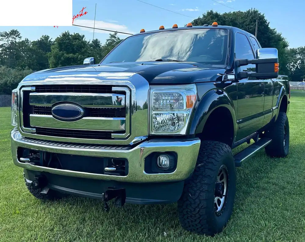 2011-2016 Ford F-250 OE Style Chrome Front Bumper Upper Grille ABS