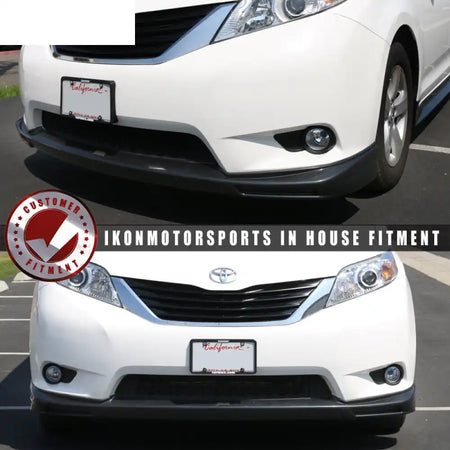 2011-2017 Toyota Sienna XL30 5Dr Van MP Front Bumper Lip Spoiler - ABS