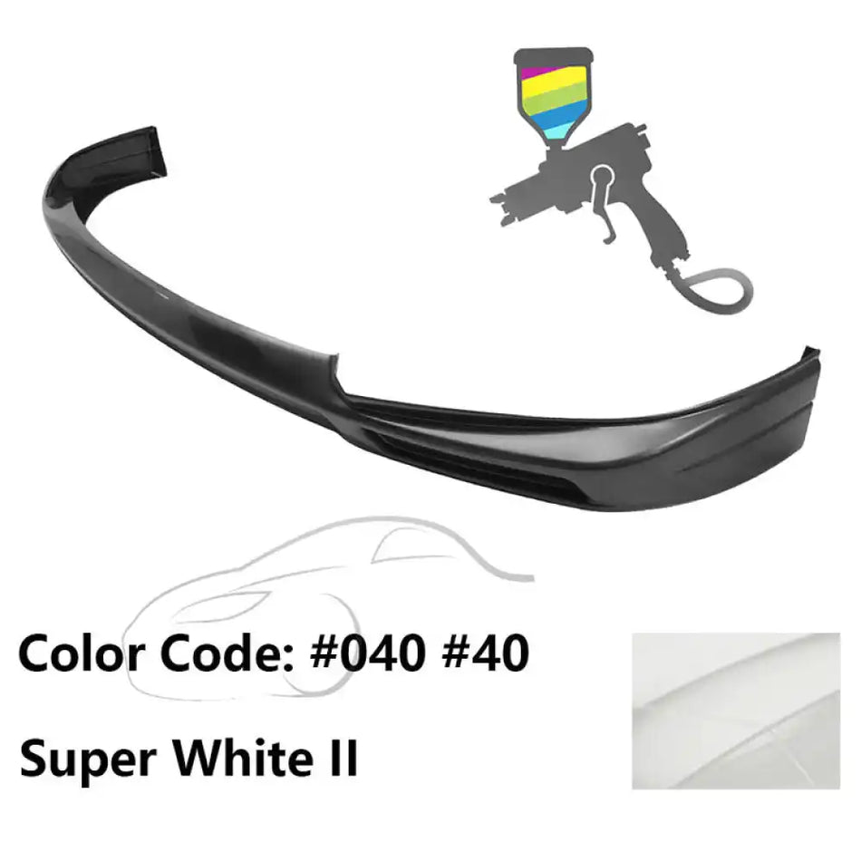 2011-2017 Toyota Sienna XL30 5Dr Van MP Front Bumper Lip Spoiler - ABS Painted #040, 40 Super White II