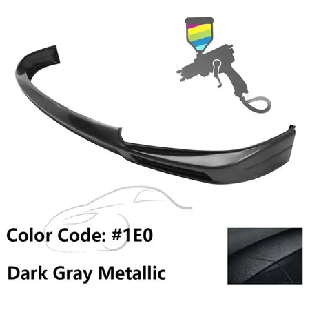 2011-2017 Toyota Sienna XL30 5Dr Van MP Front Bumper Lip Spoiler - ABS Painted #1E0 Dark Gray Metallic