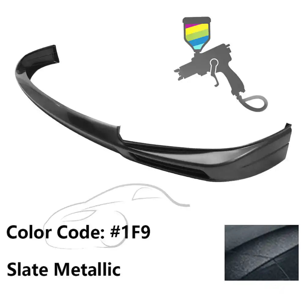 2011-2017 Toyota Sienna XL30 5Dr Van MP Front Bumper Lip Spoiler - ABS Painted #1F9 Slate Metallic
