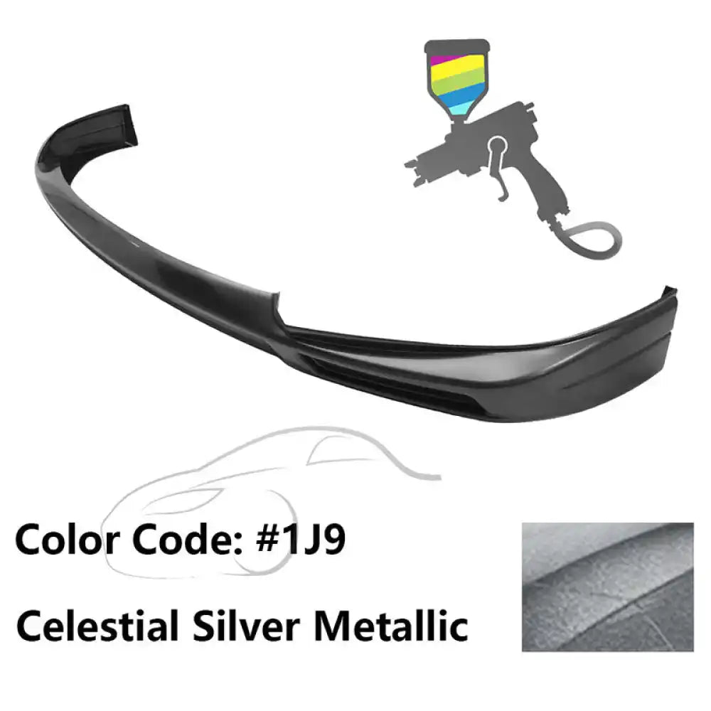 2011-2017 Toyota Sienna XL30 5Dr Van MP Front Bumper Lip Spoiler - ABS Painted #1J9 Celestial Silver Metallic