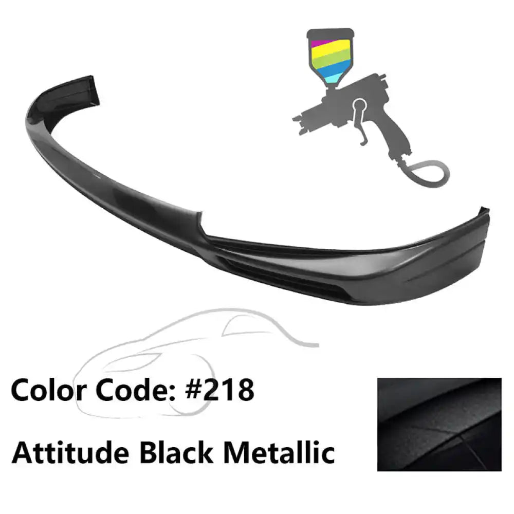 2011-2017 Toyota Sienna XL30 5Dr Van MP Front Bumper Lip Spoiler - ABS Painted #218 Attitude Black Metallic