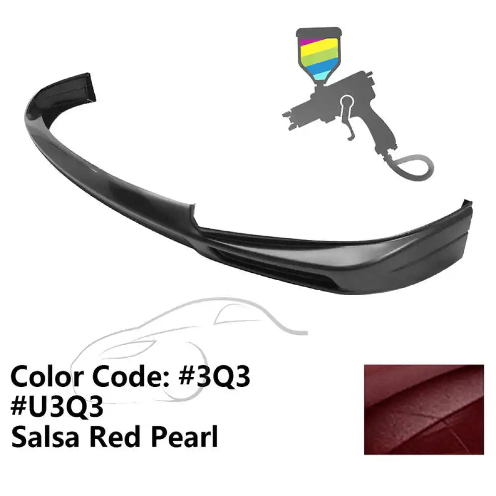 2011-2017 Toyota Sienna XL30 5Dr Van MP Front Bumper Lip Spoiler - ABS Painted #3Q3, U3Q3 Salsa Red Pearl