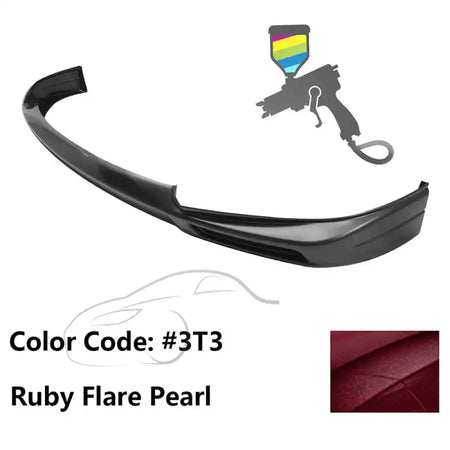 2011-2017 Toyota Sienna XL30 5Dr Van MP Front Bumper Lip Spoiler - ABS Painted #3T3 Ruby Flare Pearl