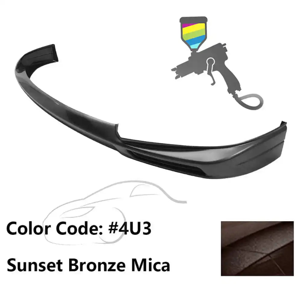 2011-2017 Toyota Sienna XL30 5Dr Van MP Front Bumper Lip Spoiler - ABS Painted #4U3 Sunset Bronze Mica