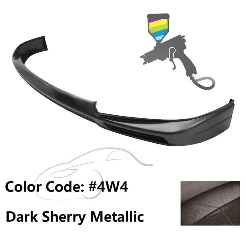 2011-2017 Toyota Sienna XL30 5Dr Van MP Front Bumper Lip Spoiler - ABS Painted #4W4 Dark Sherry Metallic