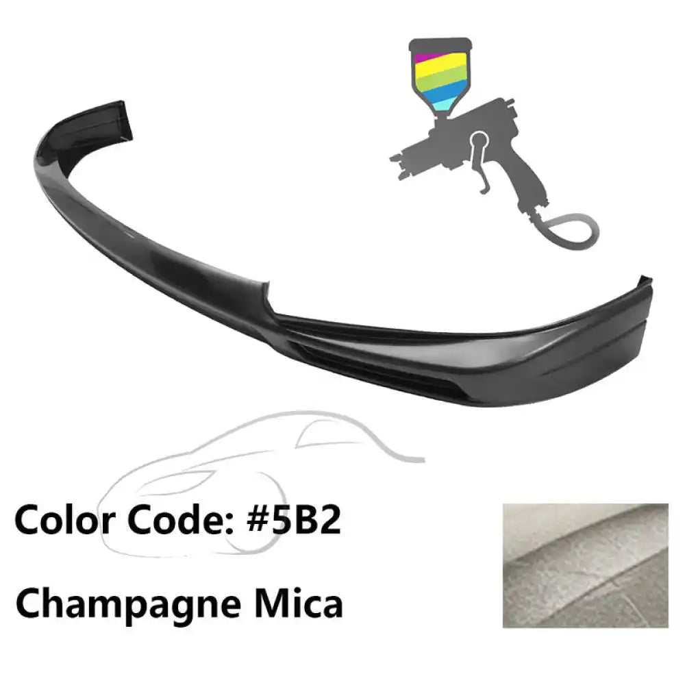 2011-2017 Toyota Sienna XL30 5Dr Van MP Front Bumper Lip Spoiler - ABS Painted #5B2 Champagne Mica