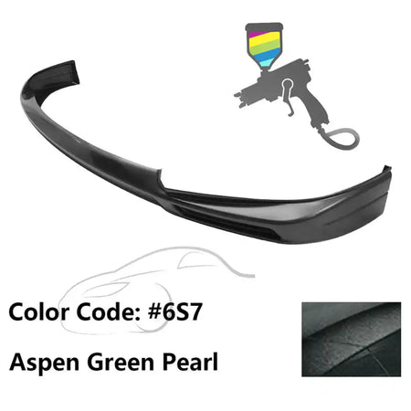 2011-2017 Toyota Sienna XL30 5Dr Van MP Front Bumper Lip Spoiler - ABS Painted #6S7 Aspen Green Pearl