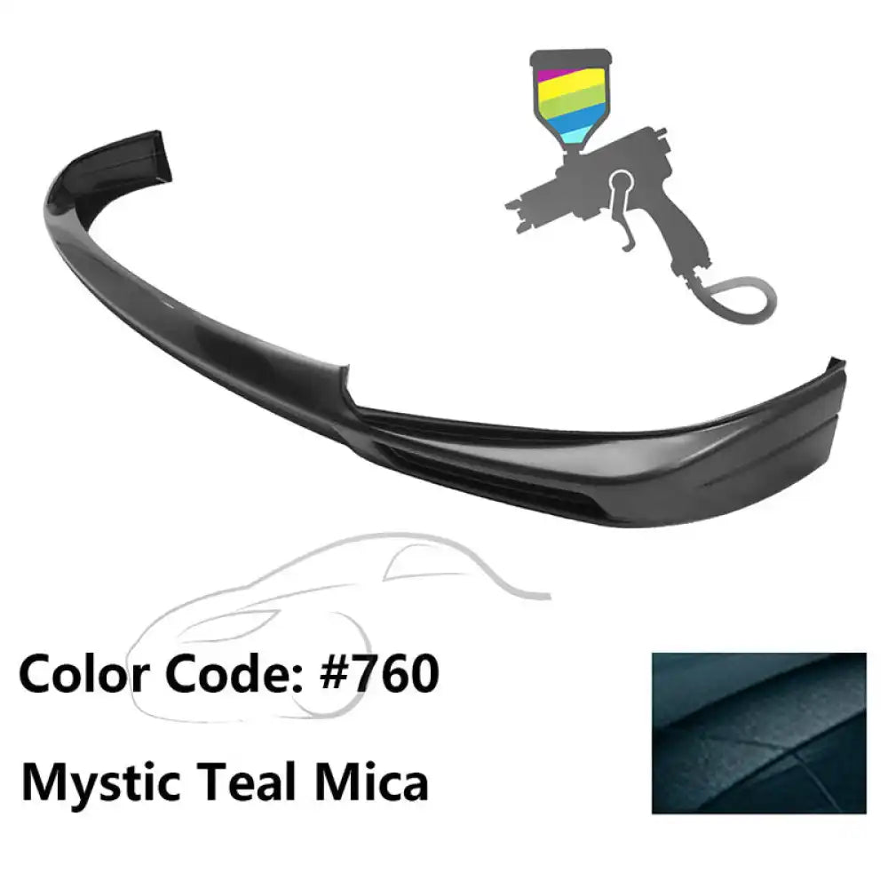 2011-2017 Toyota Sienna XL30 5Dr Van MP Front Bumper Lip Spoiler - ABS Painted #760 Mystic Teal Mica