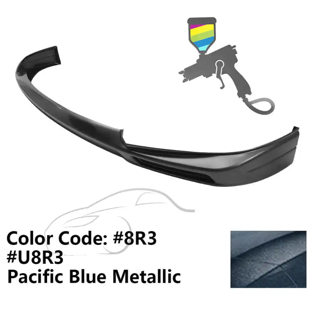 2011-2017 Toyota Sienna XL30 5Dr Van MP Front Bumper Lip Spoiler - ABS Painted #8R3, U8R3 Pacific Blue Metallic