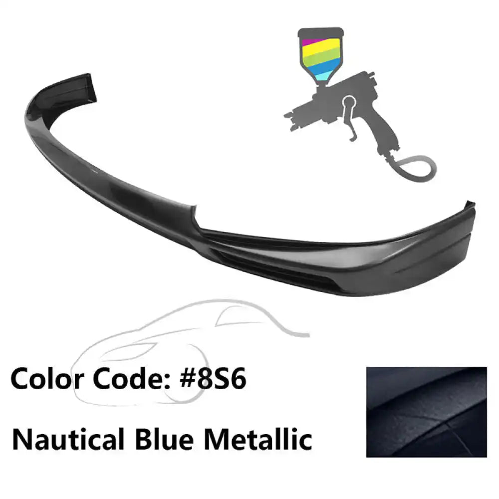 2011-2017 Toyota Sienna XL30 5Dr Van MP Front Bumper Lip Spoiler - ABS Painted #8S6 Nautical Blue Metallic