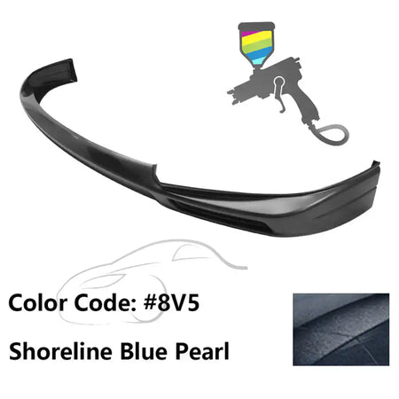 2011-2017 Toyota Sienna XL30 5Dr Van MP Front Bumper Lip Spoiler - ABS Painted #8V5 Shoreline Blue Pearl