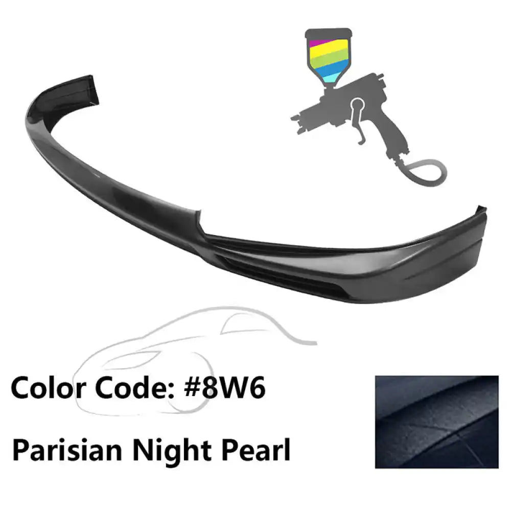 2011-2017 Toyota Sienna XL30 5Dr Van MP Front Bumper Lip Spoiler - ABS Painted #8W6 Parisian Night Pearl