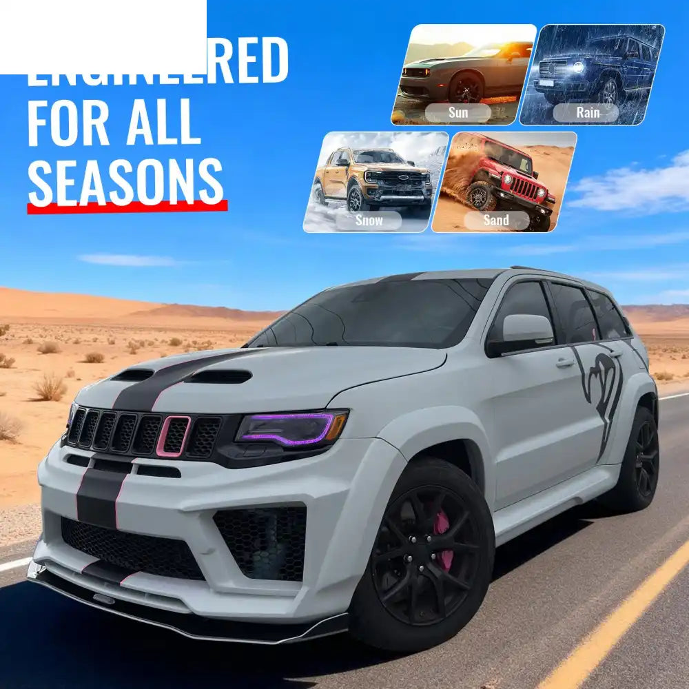 2011-2021 Jeep Grand Cherokee SRT Redeye Style Front Hood Aluminum