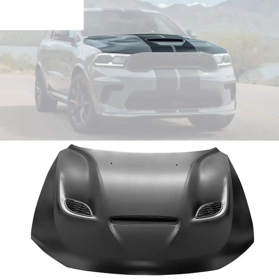2011-2024 Dodge Durango Hood Cover 21+ Hellcat Style Bonnet Aluminum