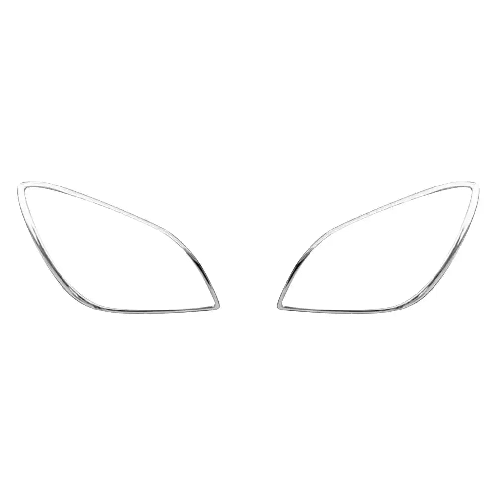 2012-2013 Benz SLK-Class-R172 Chrome Headlights Trim Bezel Cover Surround Rim ABS