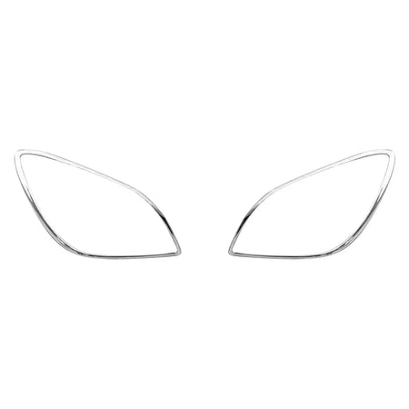 2012-2013 Benz SLK-Class-R172 Chrome Headlights Trim Bezel Cover Surround Rim ABS