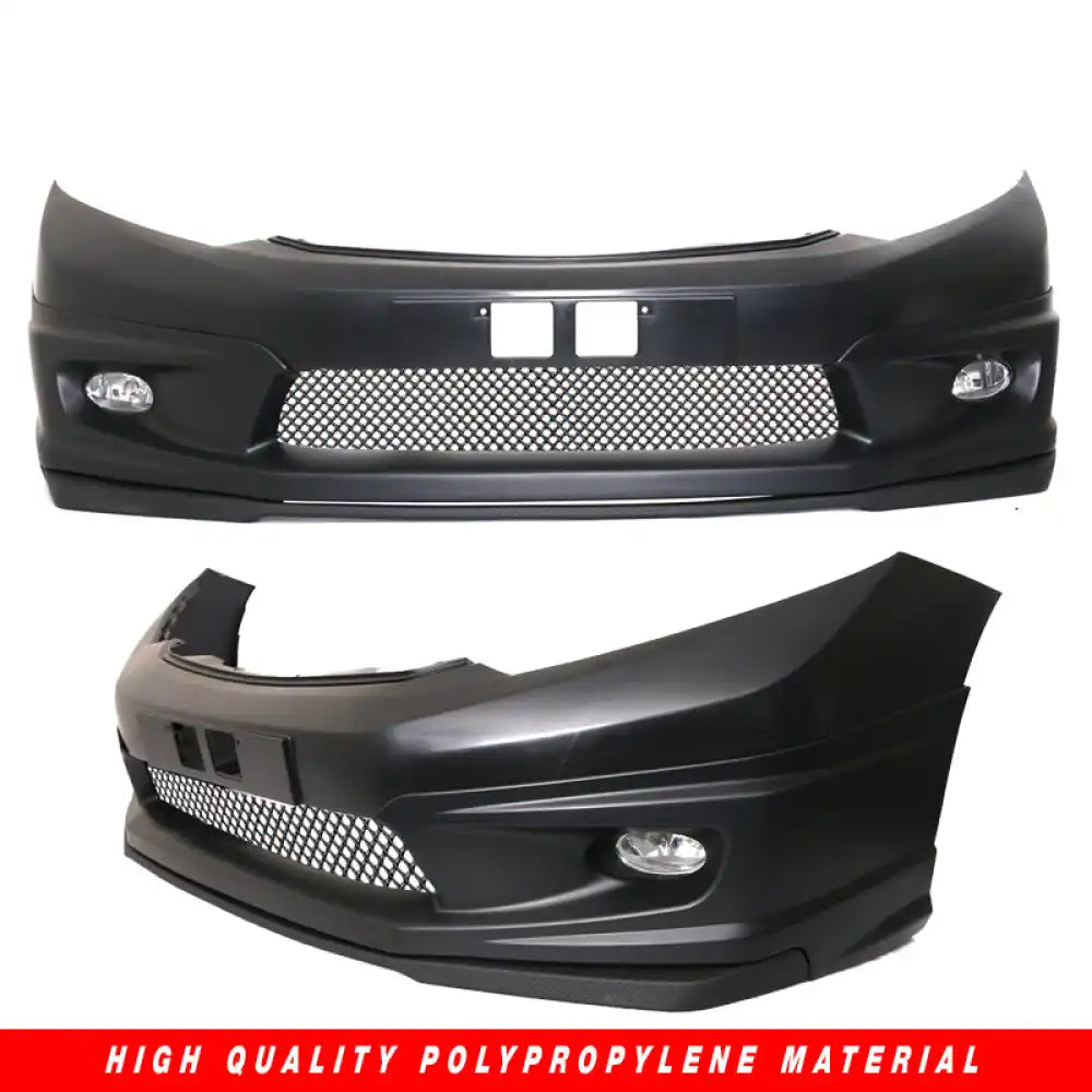 2012-2013 Honda Civic 2Dr JDM Front Bumper Mug Lip Conversion Foglight