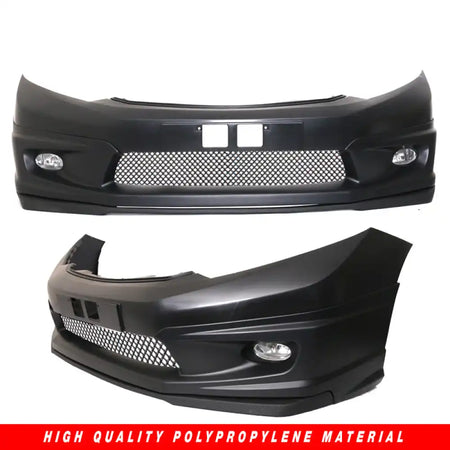 2012-2013 Honda Civic 2Dr JDM Front Bumper Mug Lip Conversion Foglight