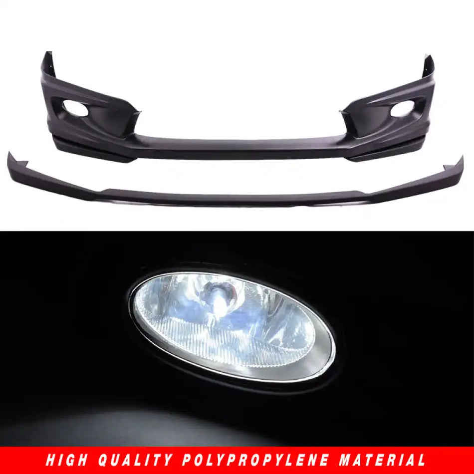 2012-2013 Honda Civic 2Dr JDM Front Bumper Mug Lip Conversion Foglight
