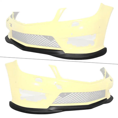 2012-2014 Benz W204 C Class GH Style Matte Black Front Bumper Lip ABS