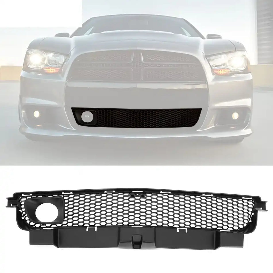 2012-2014 Dodge Charger SRT8 OE Style Front Lower Grille PP W/ ACC