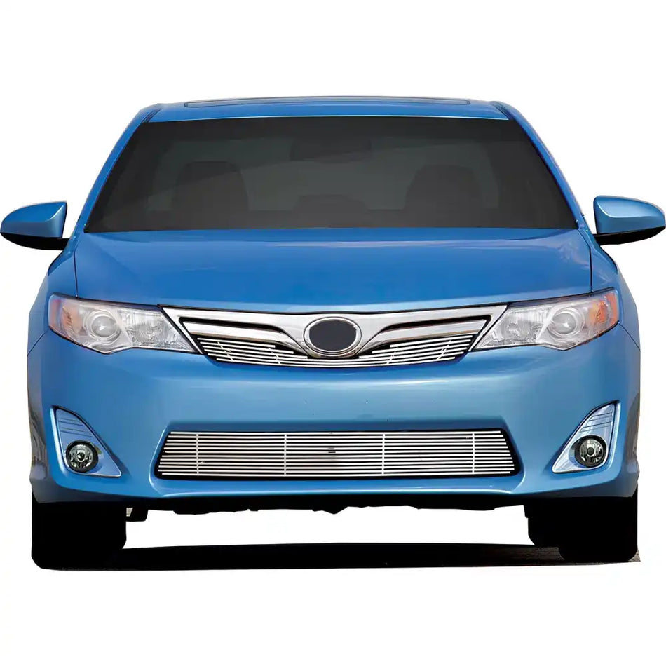 2012-2014 Toyota Camry Chrome Front Bumper Hood Grille Stainless Steel