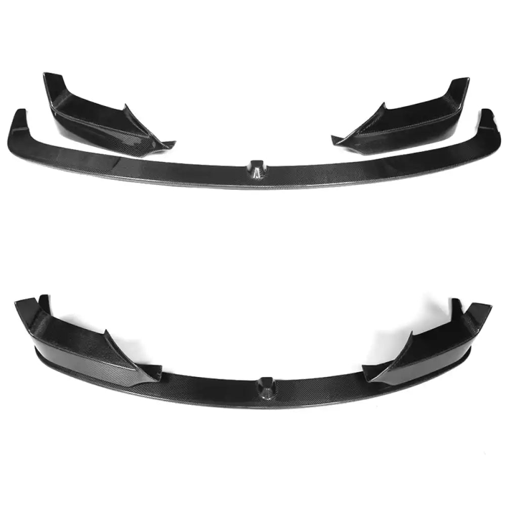 2012-2017 BMW 6 Series F12 F13 P Style Front Bumper Lip Carbon Fiber