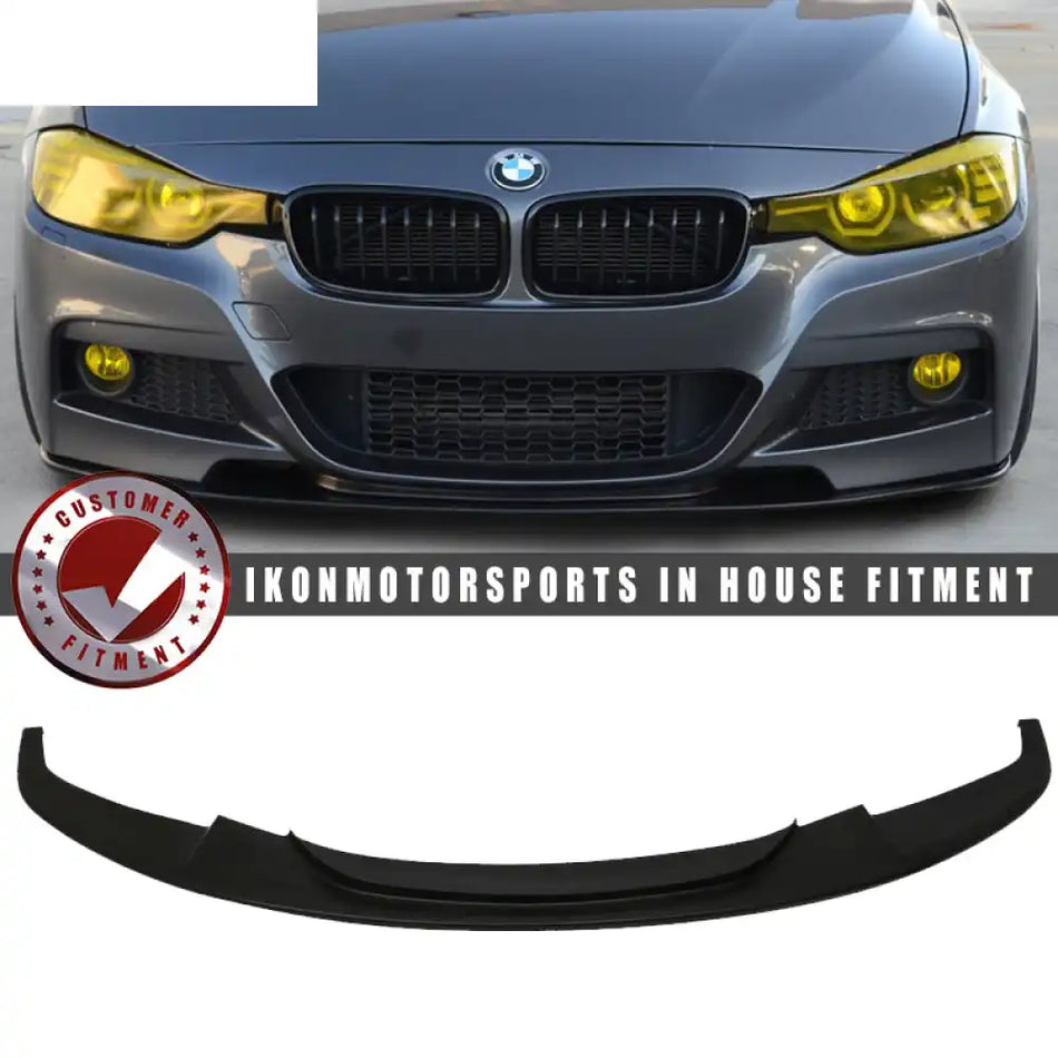 2012-2018 BMW F30 3 Series DP Style Unpainted PU Front Bumper Lip