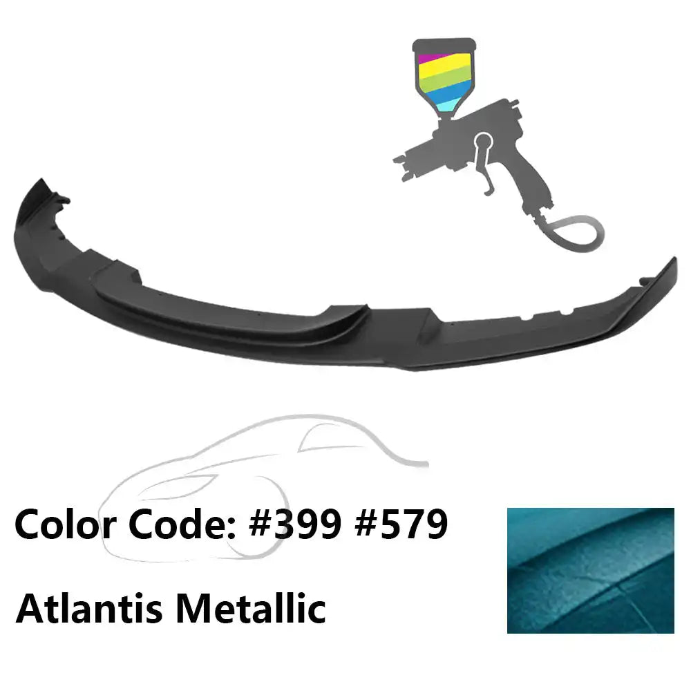 2012-2018 BMW F30 3 Series M Sport Front Bumper Lip Chin Spoiler Painted #399, 579 Atlantis Metallic