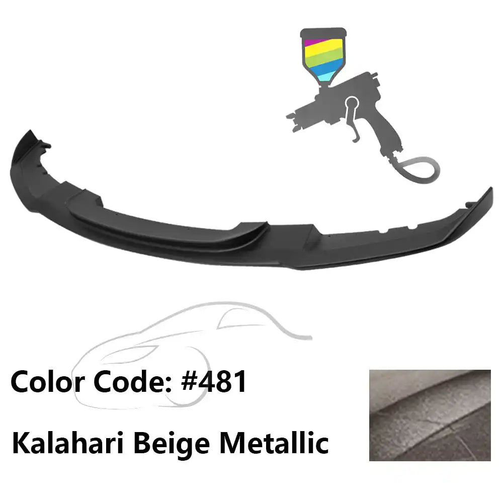 2012-2018 BMW F30 3 Series M Sport Front Bumper Lip Chin Spoiler Painted #481 Kalahari Beige Metallic