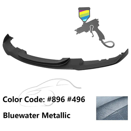 2012-2018 BMW F30 3 Series M Sport Front Bumper Lip Chin Spoiler Painted #496, 896 Bluewater Metallic