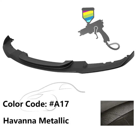 2012-2018 BMW F30 3 Series M Sport Front Bumper Lip Chin Spoiler Painted #A17 Havanna Metallic