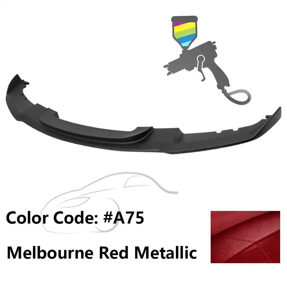 2012-2018 BMW F30 3 Series M Sport Front Bumper Lip Chin Spoiler Painted #A75 Melbourne Red Metallic