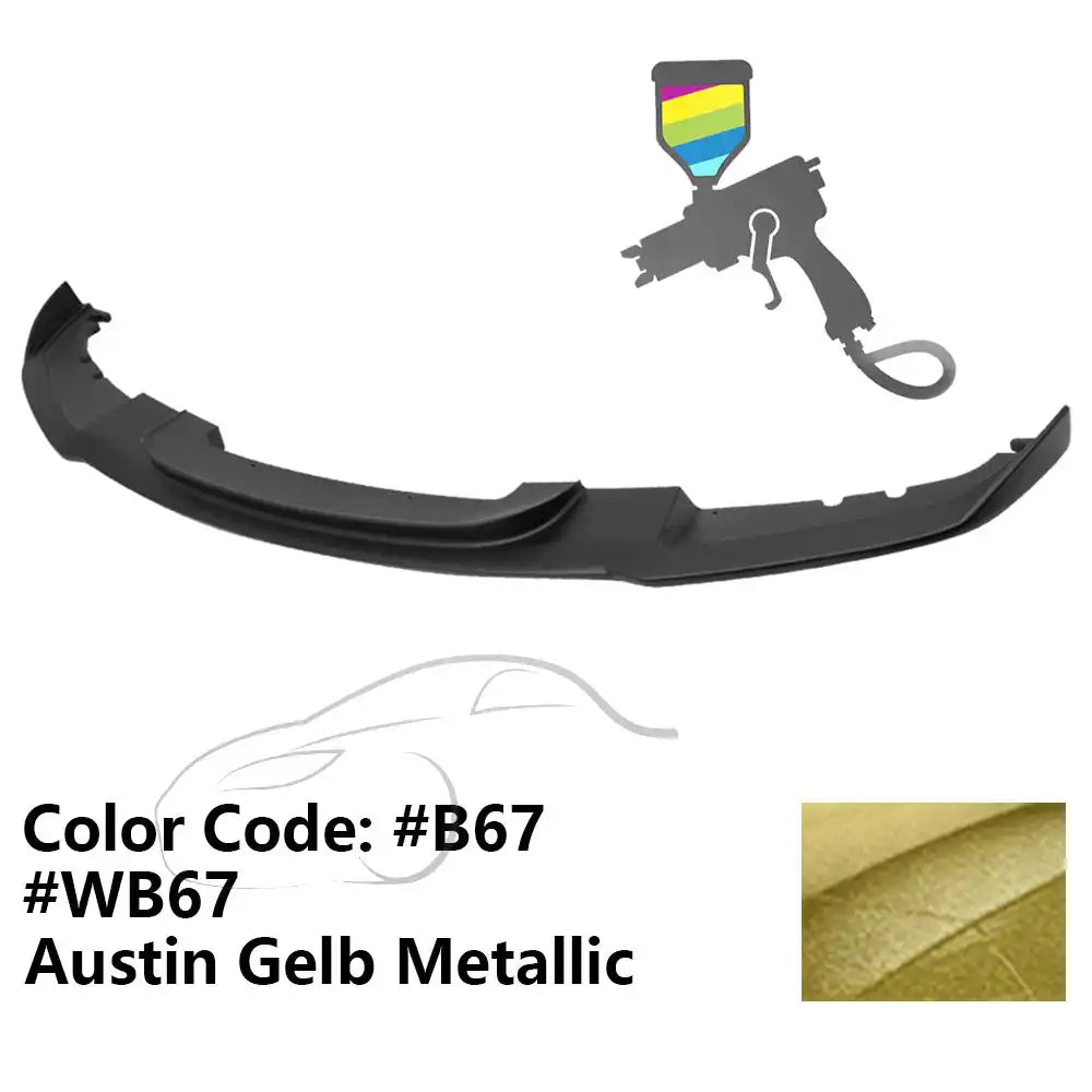2012-2018 BMW F30 3 Series M Sport Front Bumper Lip Chin Spoiler Painted #B67, WB67 Austin Gelb Metallic