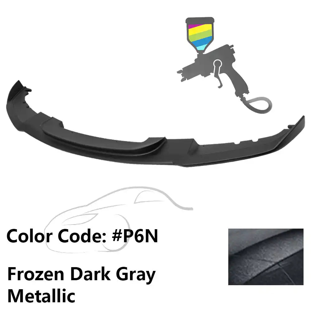 2012-2018 BMW F30 3 Series M Sport Front Bumper Lip Chin Spoiler Painted #P6N Dark Gray Metallic