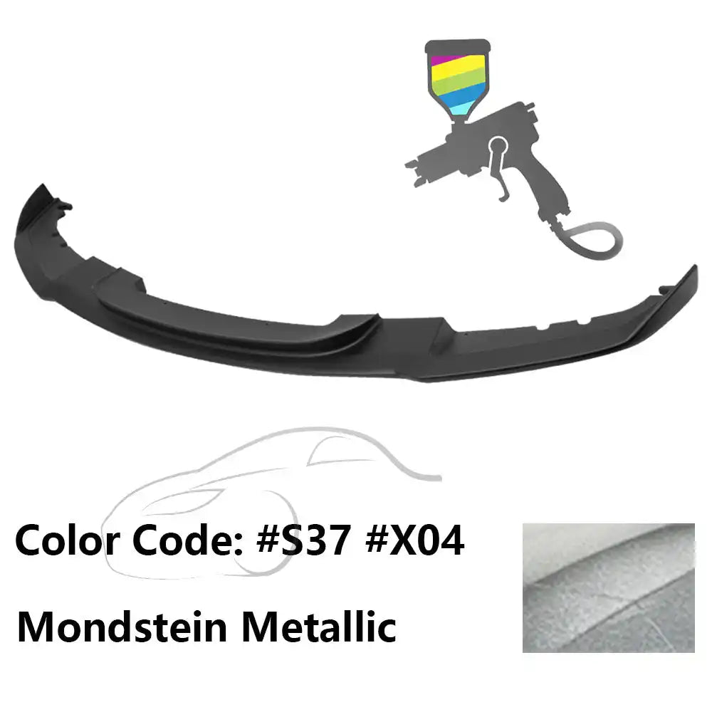 2012-2018 BMW F30 3 Series M Sport Front Bumper Lip Chin Spoiler Painted #S37, X04 Mondstein Metallic