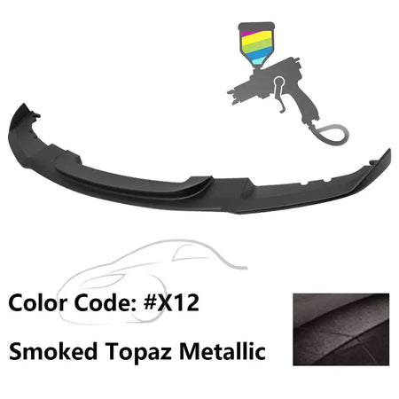 2012-2018 BMW F30 3 Series M Sport Front Bumper Lip Chin Spoiler Painted #X12 Smoked Topaz Metallic