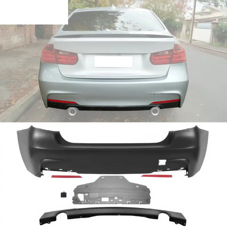 2012-2018 BMW F30 3 Series M-Tech Front Rear Bumper Cover Side Skirts