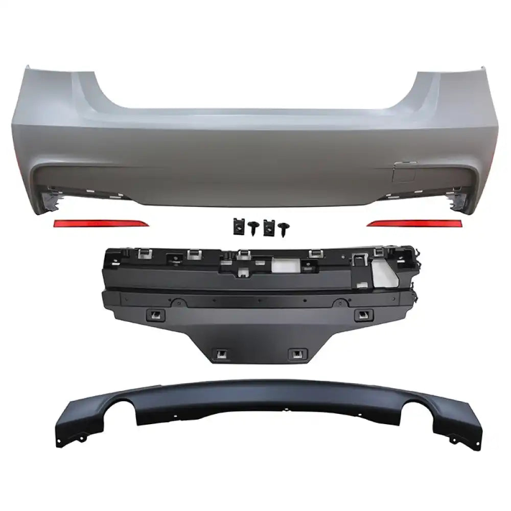2012-2018 BMW F30 3 Series MT M Sport Rear Bumper Cover Diffuser Sedan