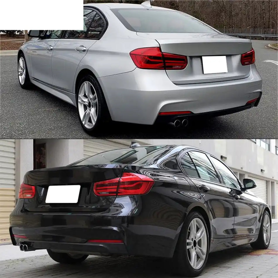 2012-2018 BMW F30 3 Series Sedan M-Tech Style Rear Bumper Cover