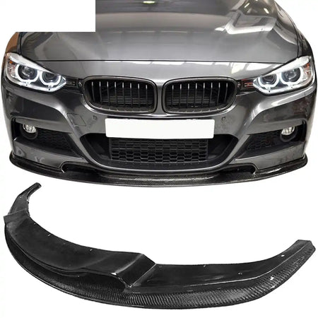 2012-2018 BMW F30 F31 M-Tech M-Sport VR Front Bumper Lip Carbon Fiber