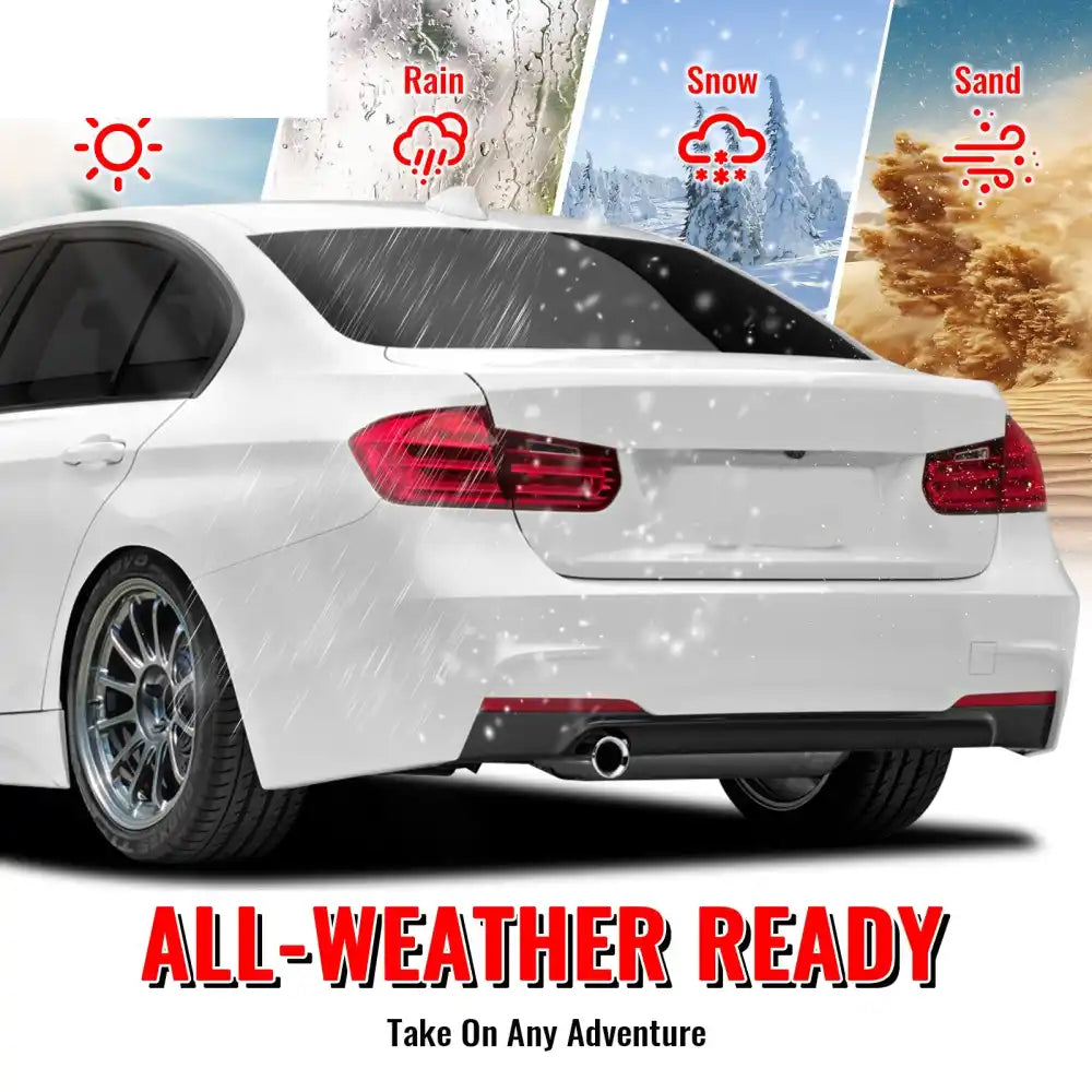 2012-2018 BMW F30 F35 3 Series Sedan Rear Bumper Cover W/Diffuser PP Unpainted Black