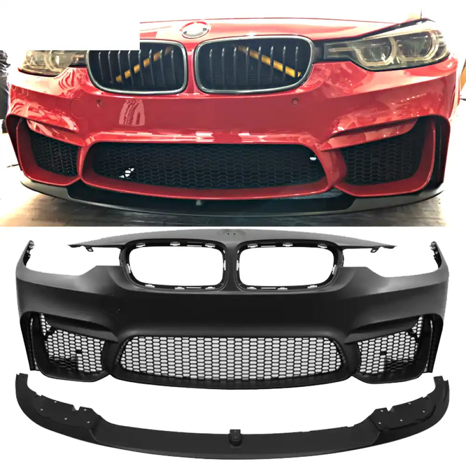 2012-2018 BMW F30 M3 Front Bumper + Lip Replacement - PP