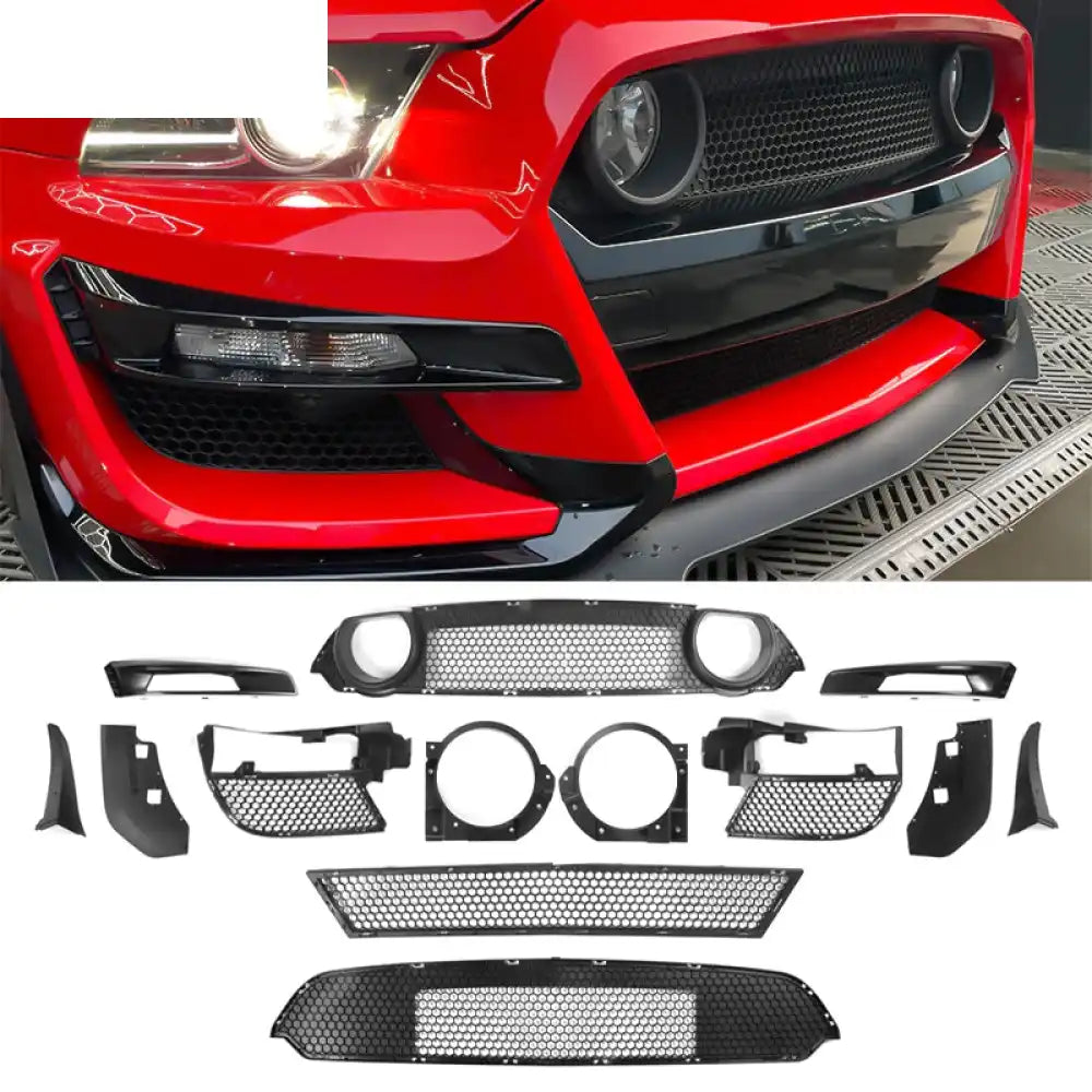 2013-2014 Ford Mustang Base & GT GT500 Style Front Bumper Cover PP